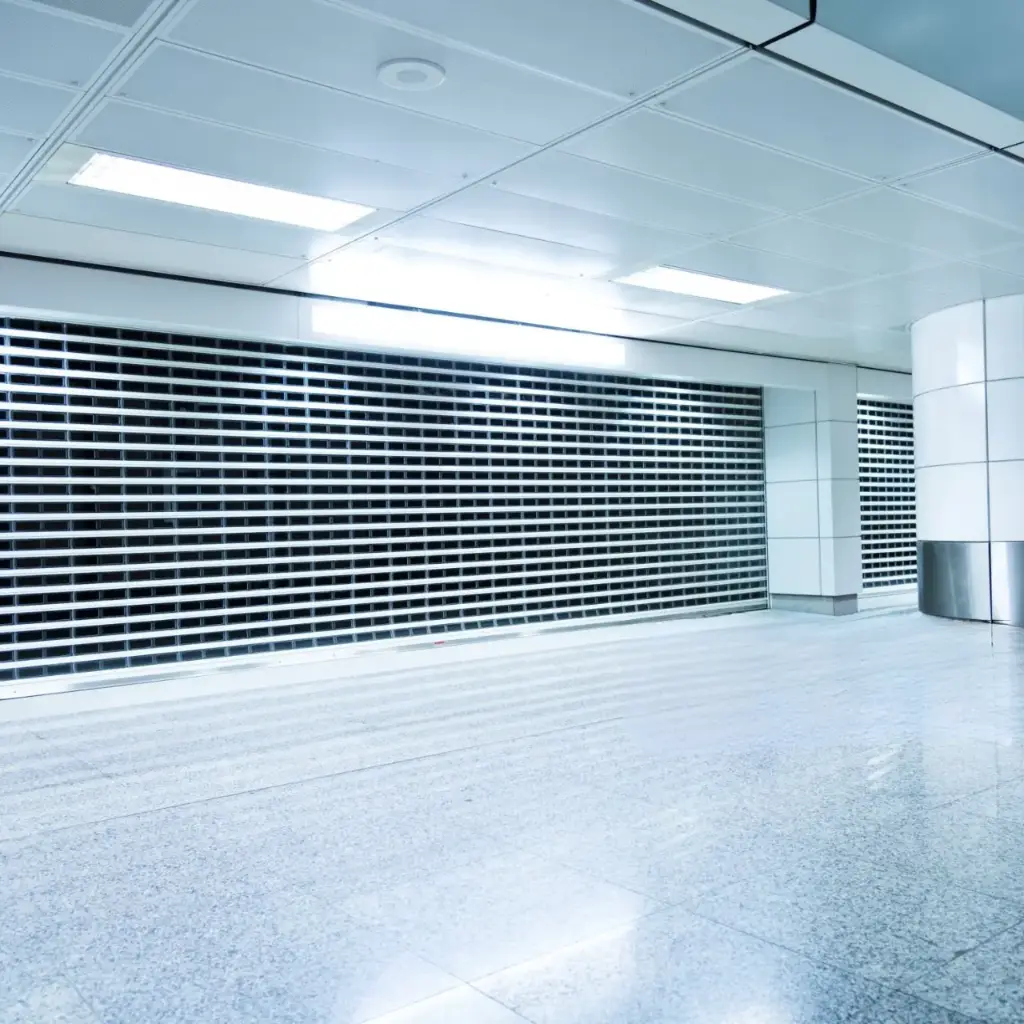 Perforated roller shutter door (Ventilated version) 